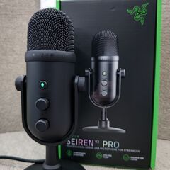Razer Seiren V2 Pro ダイナミックUSBゲーミ...