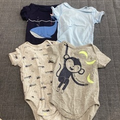 70 半袖　ロンパース　肌着