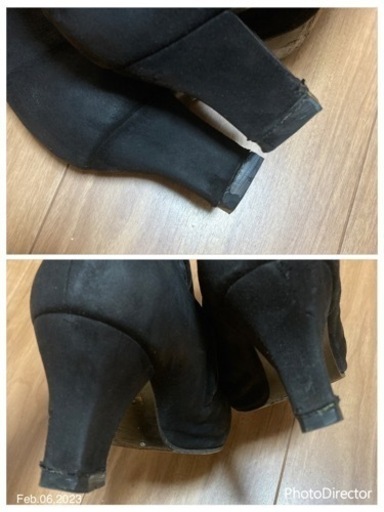 シャネルCHANEL ショートブーツ 23.0cm