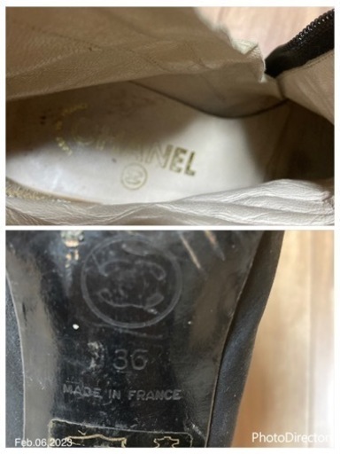 シャネルCHANEL ショートブーツ 23.0cm