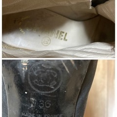 シャネルCHANEL ショートブーツ 23.0cmの画像