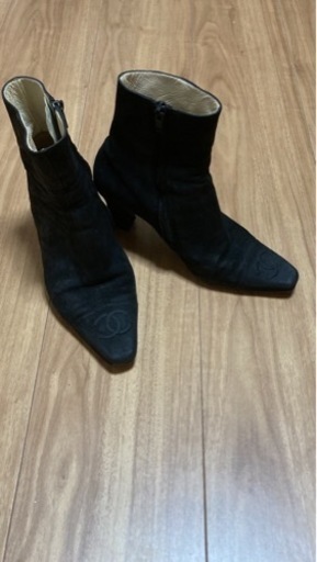 シャネルCHANEL ショートブーツ 23.0cm