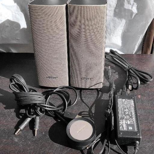 0206-073 BOSE companion スピーカー セット ※ジャンク コード皮膜破れ 音出たり出なかったり有