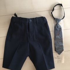 （値下げ）入学式スーツ 110  7点セット 美品の画像