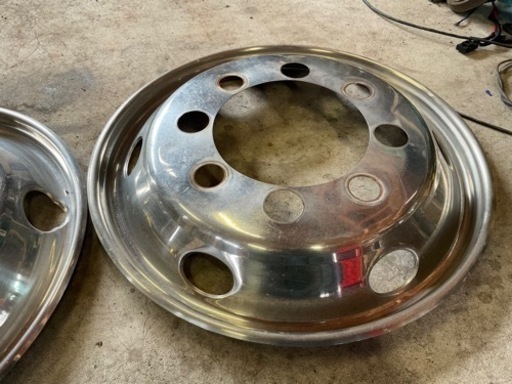 11r22.5/8穴用フロント用ホイールライナー2枚