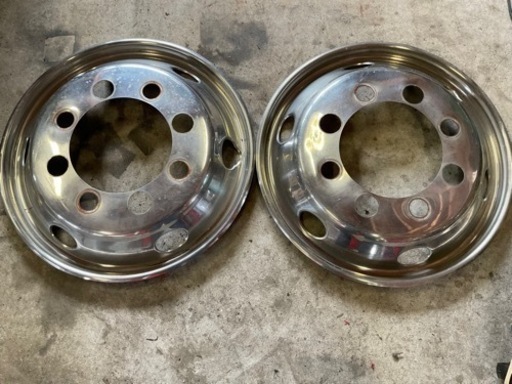 11r22.5/8穴用フロント用ホイールライナー2枚