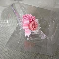 ガラスの靴に入ったお花
