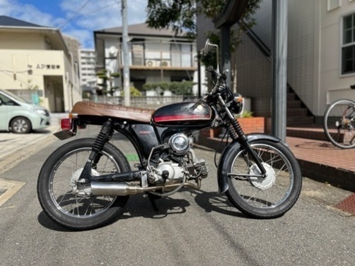 YB50Four　スクランブラー風カスタム　機関好調