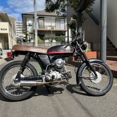 YB50Four　スクランブラー風カスタム　機関好調