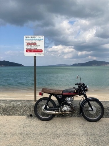 YB50Four　スクランブラー風カスタム　機関好調