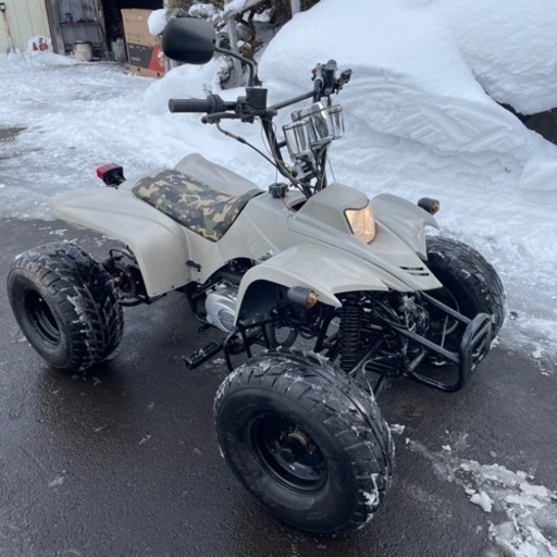 走行動画有ドリフト108cc四輪バギーATV書類有公道OKミニカー登録可能！タイヤバリ山林道山菜取りジャイロ