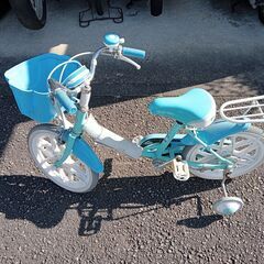 ブリヂストン エコキッズカラフル 16インチ ミント＆ライトブルー