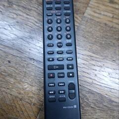 MDプレーヤーとリモコンのセットの画像