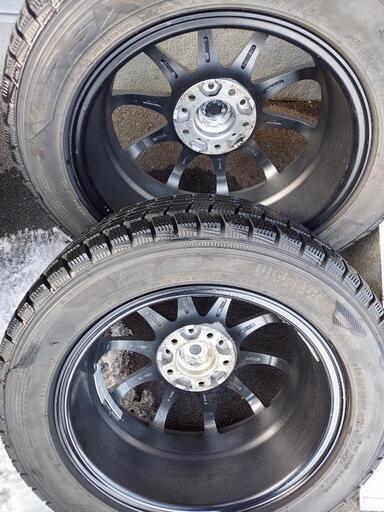 極上品!CROSS SPEED PREMIUM－10、ほぼ未使用国産スタッドレス205/55R16 4本セットナット付き