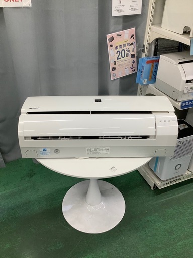 安心の6ヶ月保証付き！！ SHARP　2.2kw壁掛けエアコン　AY-H22TD  2018年製