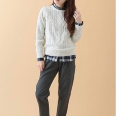 chocol raffine robe 長袖ニット　フリーサイズ
