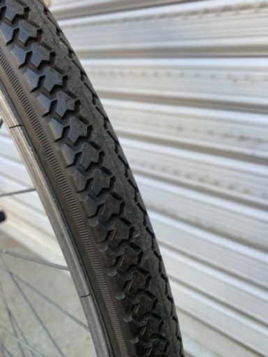 ☆前後タイヤ新古品☆ 26インチ LEDオートライト軽快車 防犯登録料込