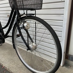 ☆前後タイヤ良品☆ 26インチ LEDオートライト軽快車 防犯登録料込