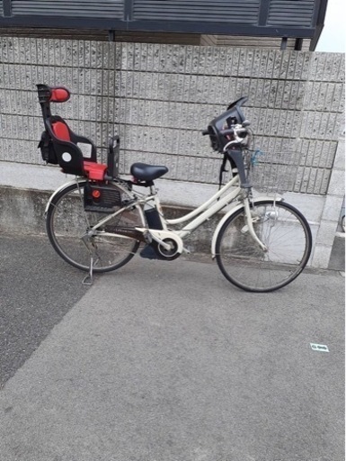 電動自転車  前後子ども乗せ付き