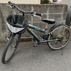 【決まりました！】子ども用自転車 24インチ （緑色）