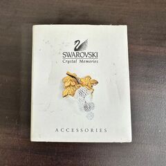 110 美品 SWAROVSKI スワロフスキー 葡萄 ブローチ クリスタル アクセサリー レディース オーストラリア製の画像