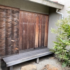 木製雨戸の画像