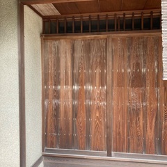 木製雨戸の画像