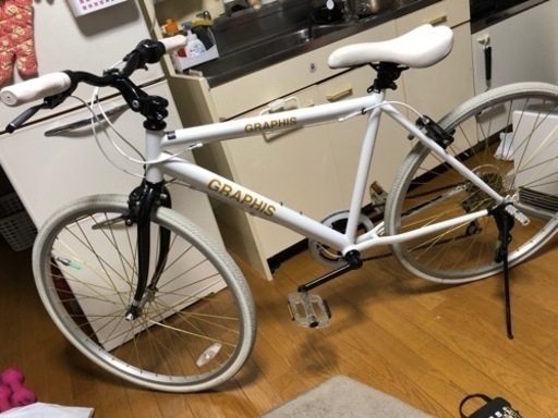 室内保管品　graphis gr-001 グラフィス　クロスバイク　自転車　26インチ　6段変速