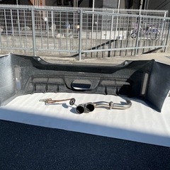 プリウス　30系　NOBLESSE ノブレッセ　リアバンパー　専用マフラーカッターセットの画像