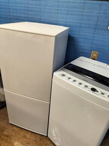 只今、商談中となっております。新生活家電お買い得セットNo㊱ ツインバード HR-E911型 2ドア冷凍冷蔵庫 110L 2020年製・ハイアール JW-C45D 全自動電気洗濯機 4.5K 2020年製 ２点セット!！