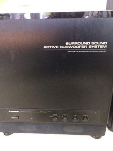 アンプ内蔵サブウーファー　PIONEER
