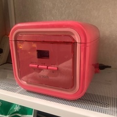 TIGER 3合炊き　炊飯器　ピンクの画像