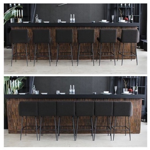 2脚セット！カウンターチェア　ソファほぼ新品未使用