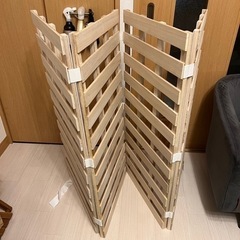 【使用期間2ヶ月早いもの勝ち】布団用敷きすのこ　シングル用