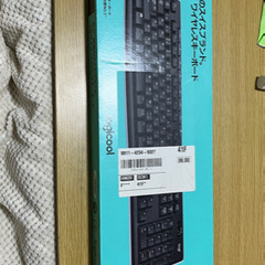 logi キーボード　＆AKSEAマウス　無線　の画像