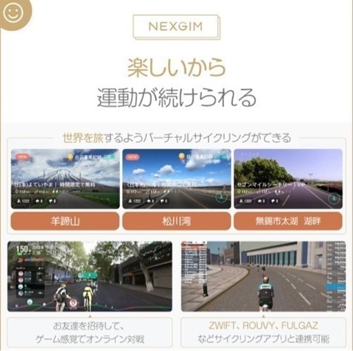 NEXGIM フィットネスバイク