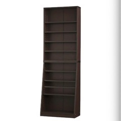 サイズ毎に収納できるオープン書棚
