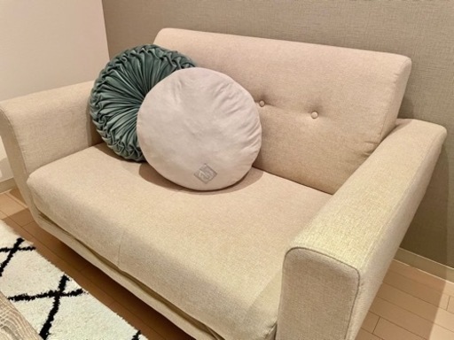 2人掛けソファ【美品】