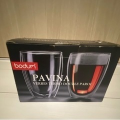 【未使用】BODUM PAVINA ダブルウォール グラス2個セット