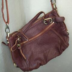 本革 極厚レザー 2way ショルダーバッグの画像