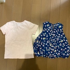 【100】女児半袖、甚平8点まとめ売りの画像