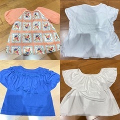 【100】女児半袖、甚平8点まとめ売りの画像