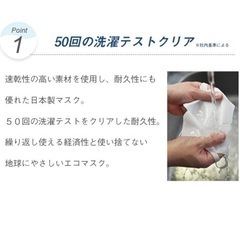 中山式　50回洗えるマスクの画像