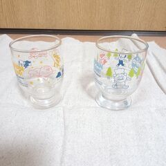(お話し中)アンパンマンのグラス2つ