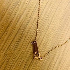 未使用　ヴァンドーム青山　18金　ネックレス　フラワー　花　ピンクの画像