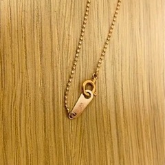 未使用　ヴァンドーム青山　18金　ネックレス　フラワー　花　ピンクの画像