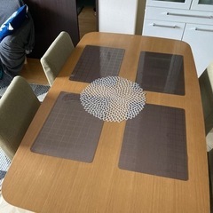 ニトリ ダイニング テーブル 4人用 作業台利用可