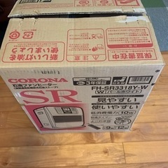 コロナファンヒーター　セット　リモコン付きCORONA FH-SR3318Y(W)の画像