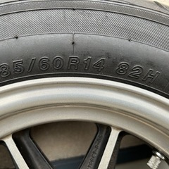 【決まりました】ハヤシレーシング 14インチ 114.3 6J ±0 4本 185/60R14 の画像