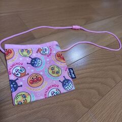 【処分】☆アンパンマン☆ポシェット(ピンク)☆